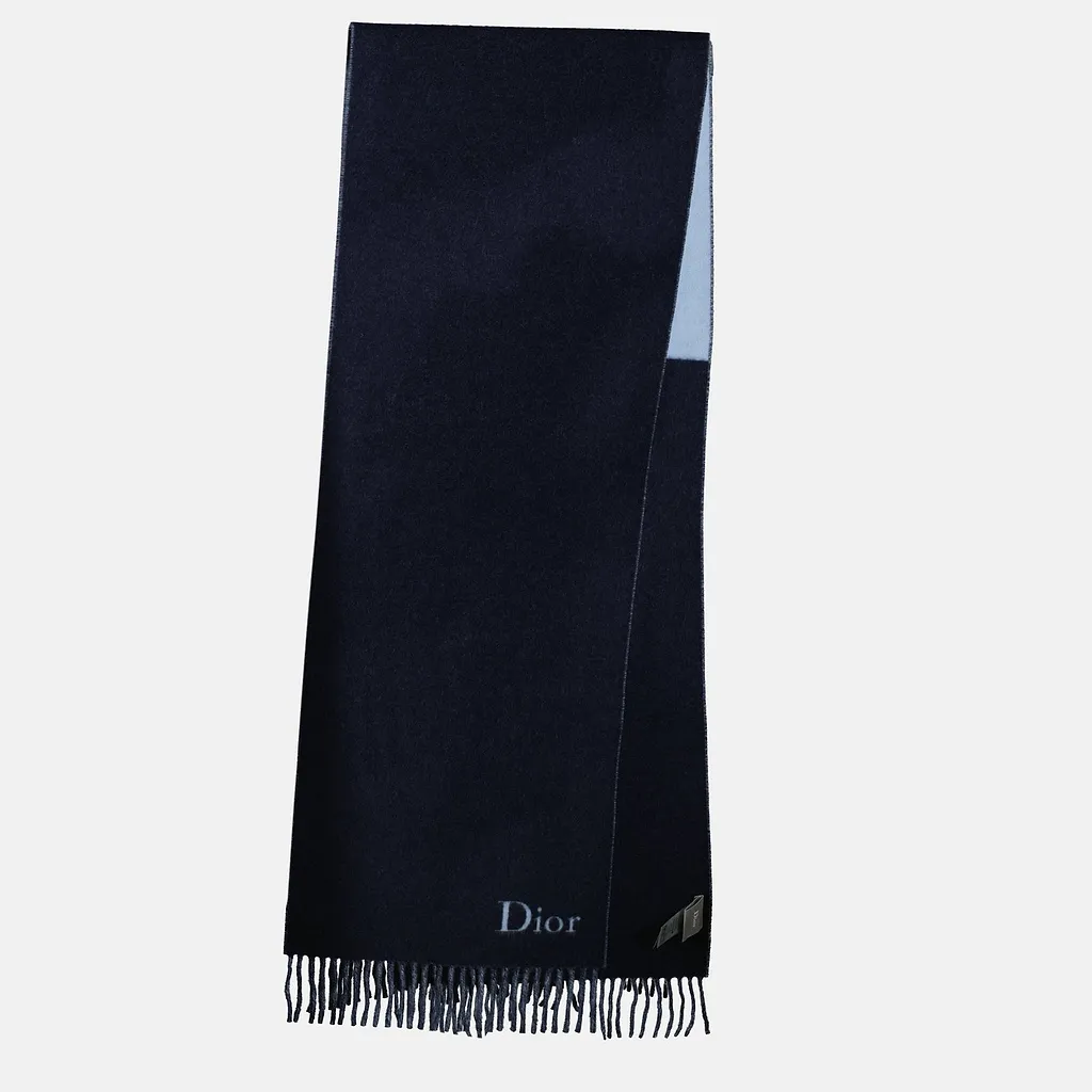 Dior Reversible Fringed Scarf