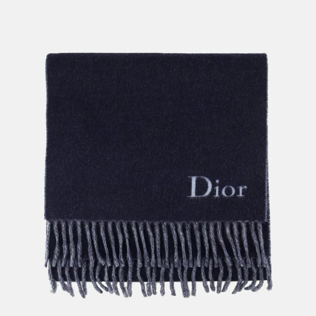 Dior Reversible Fringed Scarf
