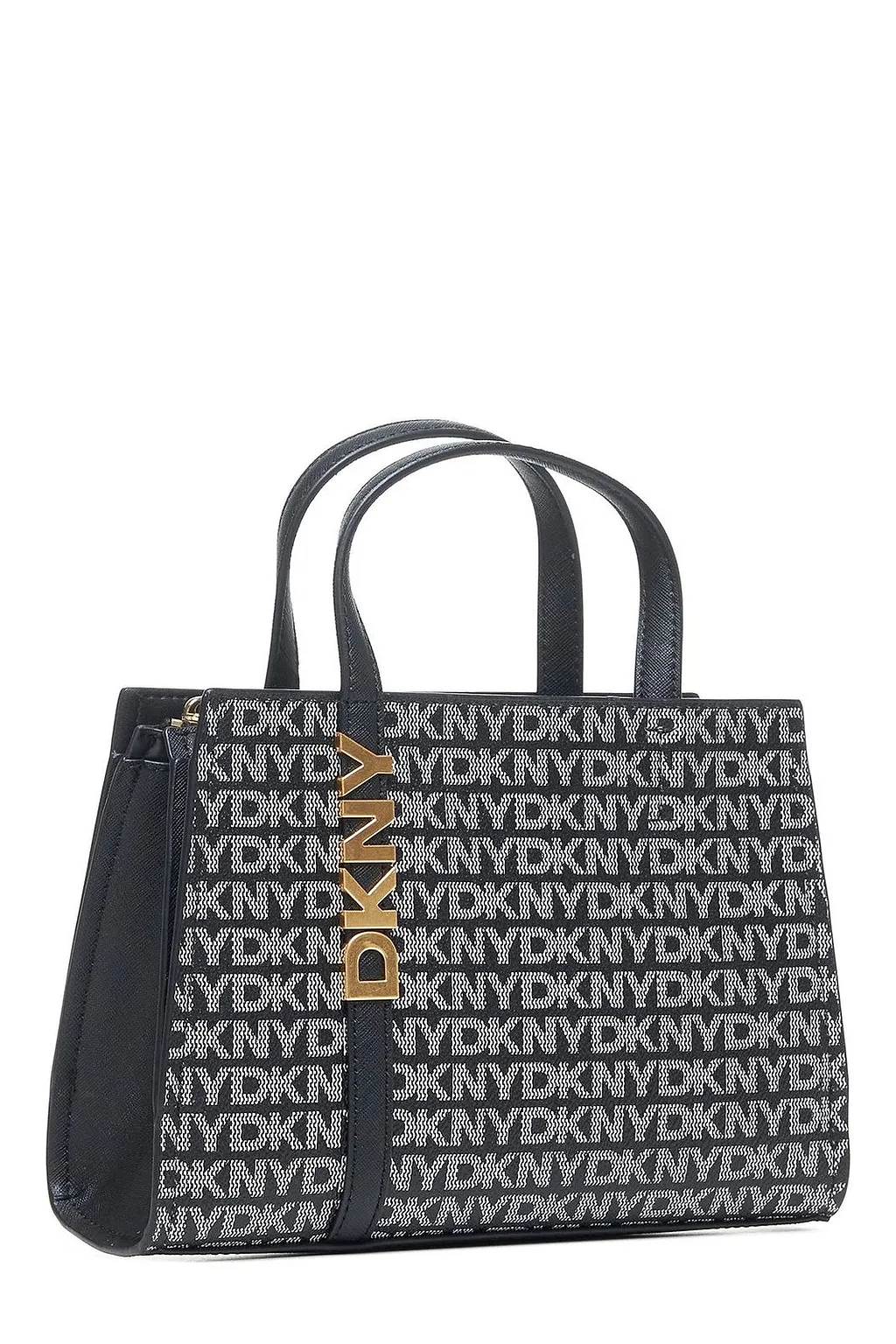 Dkny Avril Logo Plaque Small Tote Bag