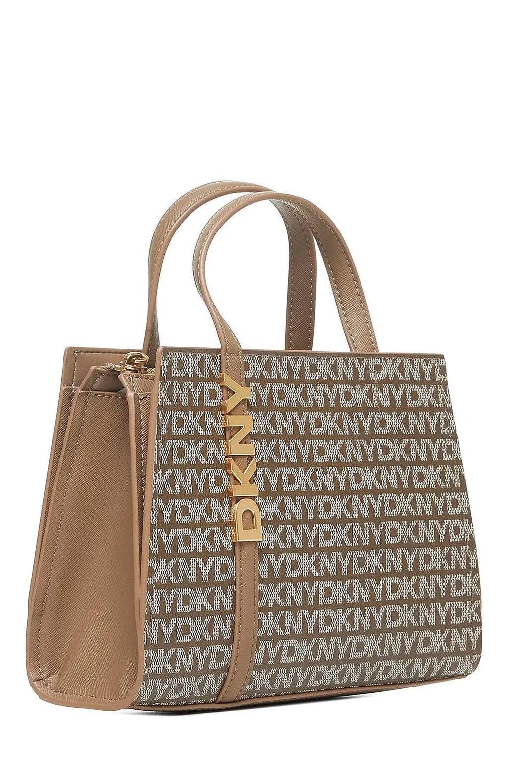 Dkny Avril Logo Plaque Small Tote Bag