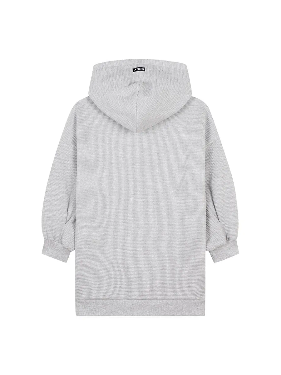 Dkny Casual Logo Hoodie Dress