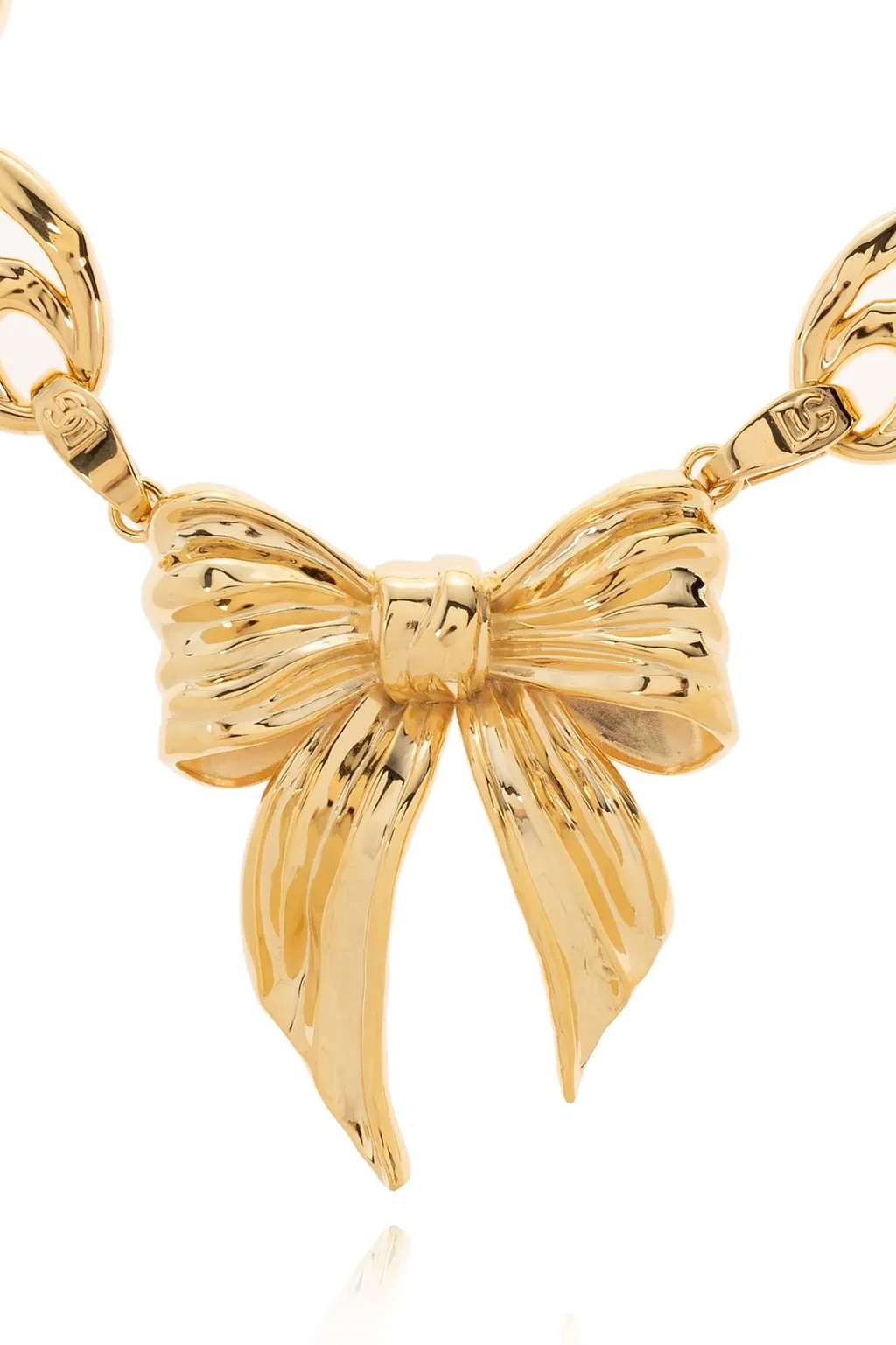 Dolce & Gabbana Bow Shaped Pendant Necklace
