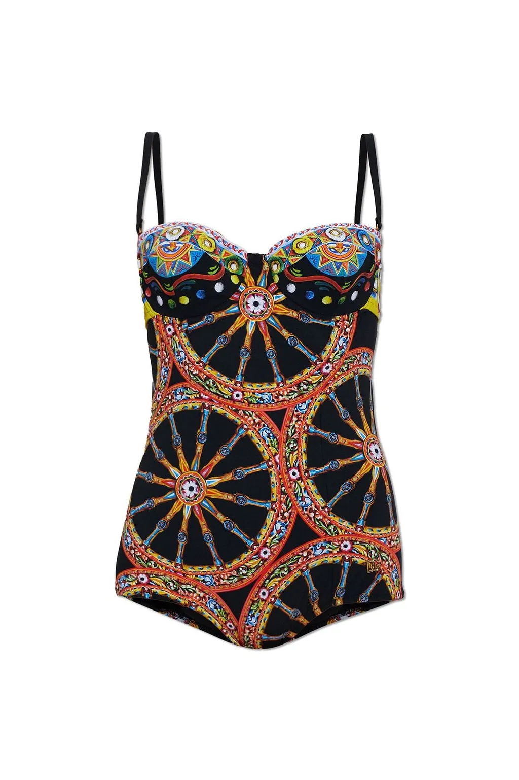 Dolce & Gabbana Carretto One-Piece Swimsuit