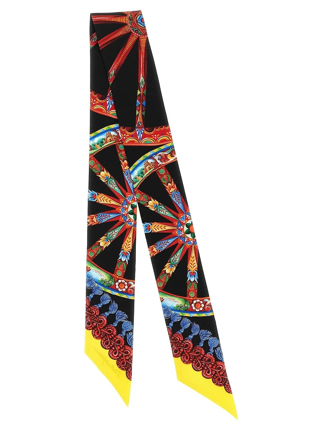 Dolce & Gabbana Carretto Print Bandeau Scarf