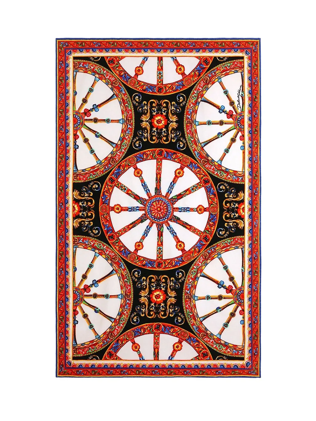Dolce & Gabbana Carretto-Printed Terry Beach Towel