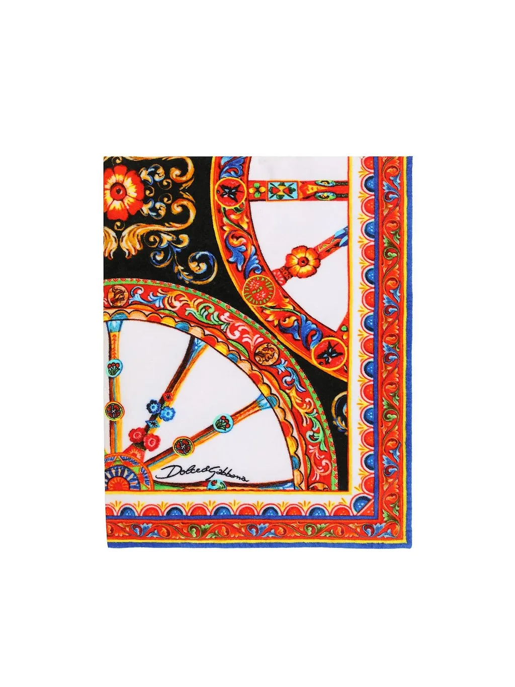 Dolce & Gabbana Carretto-Printed Terry Beach Towel
