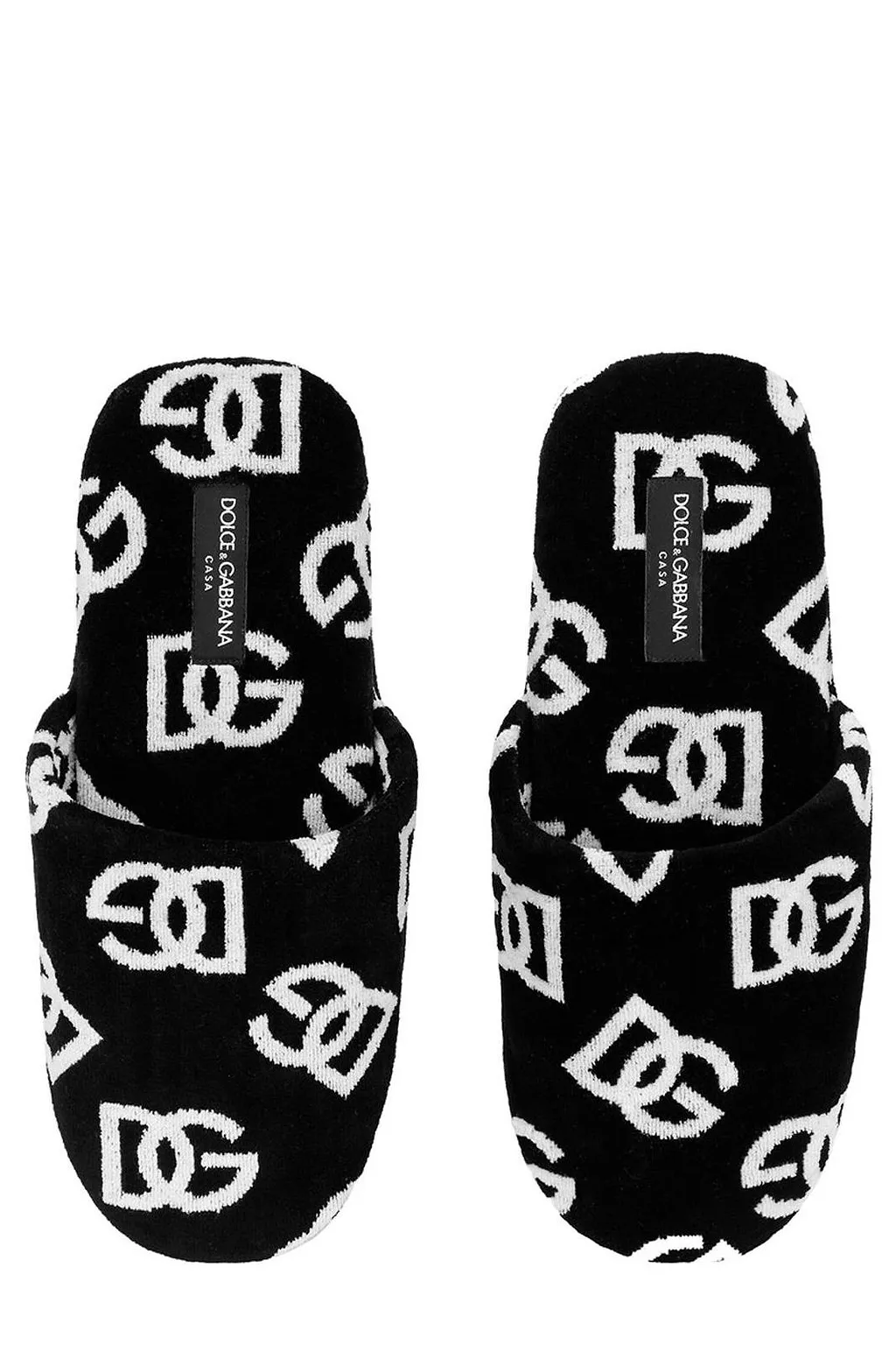 Dolce & Gabbana Dg Allover Logo Mules