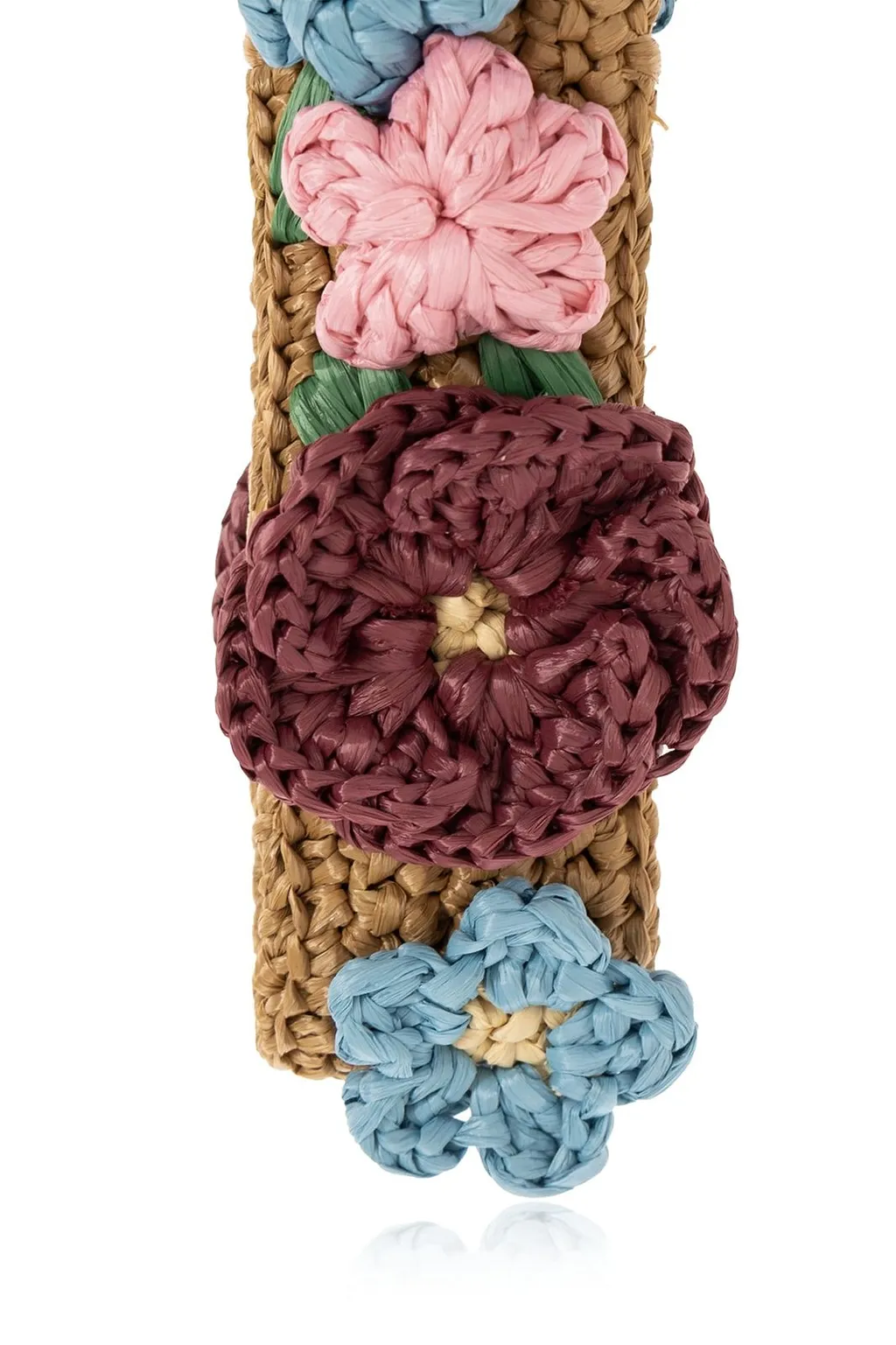 Dolce & Gabbana Floral Woven Keychain