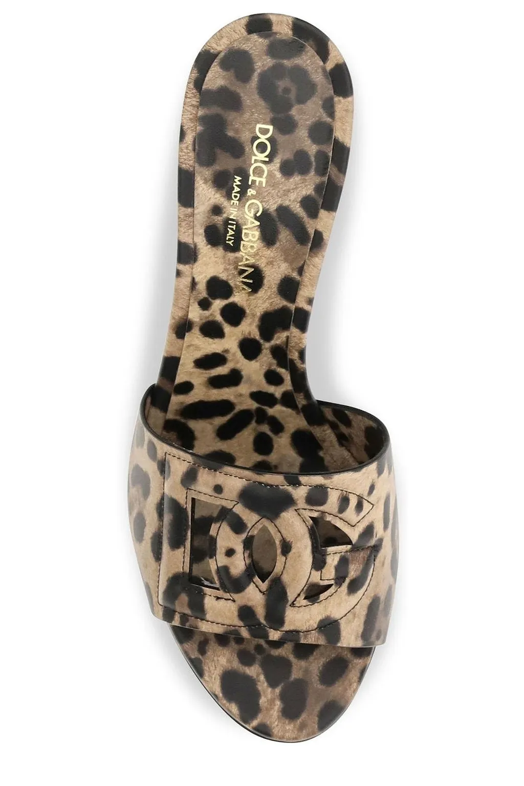 Dolce & Gabbana Keira Patterned Block-Heel Mules