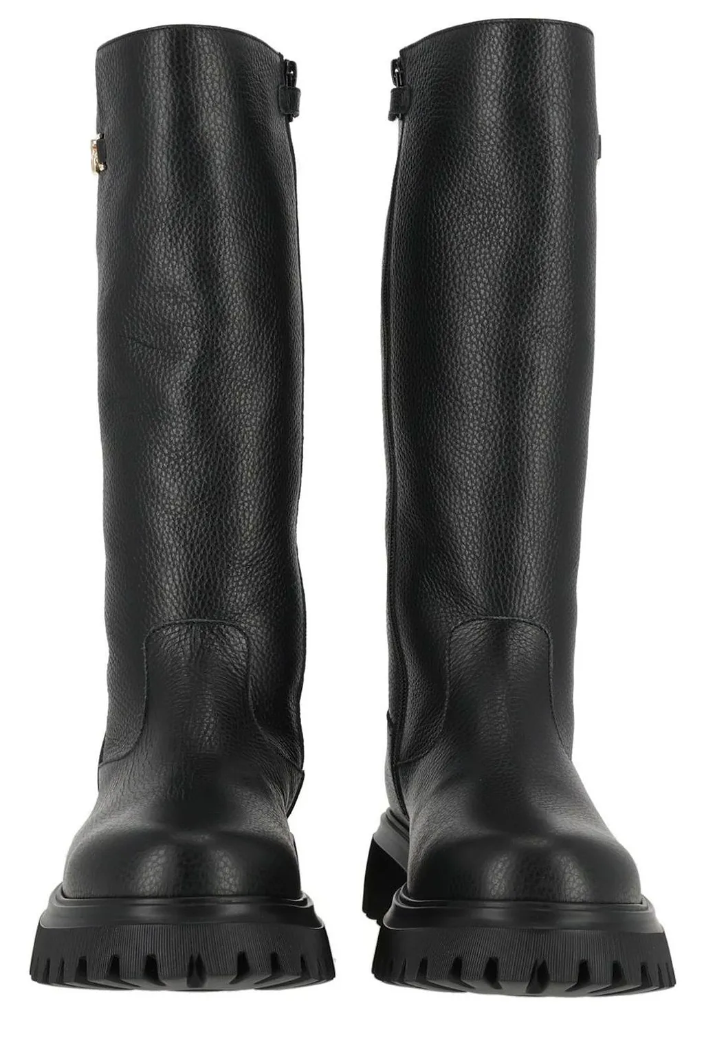 Dolce & Gabbana Kids Dg Plaque Chunky Boots