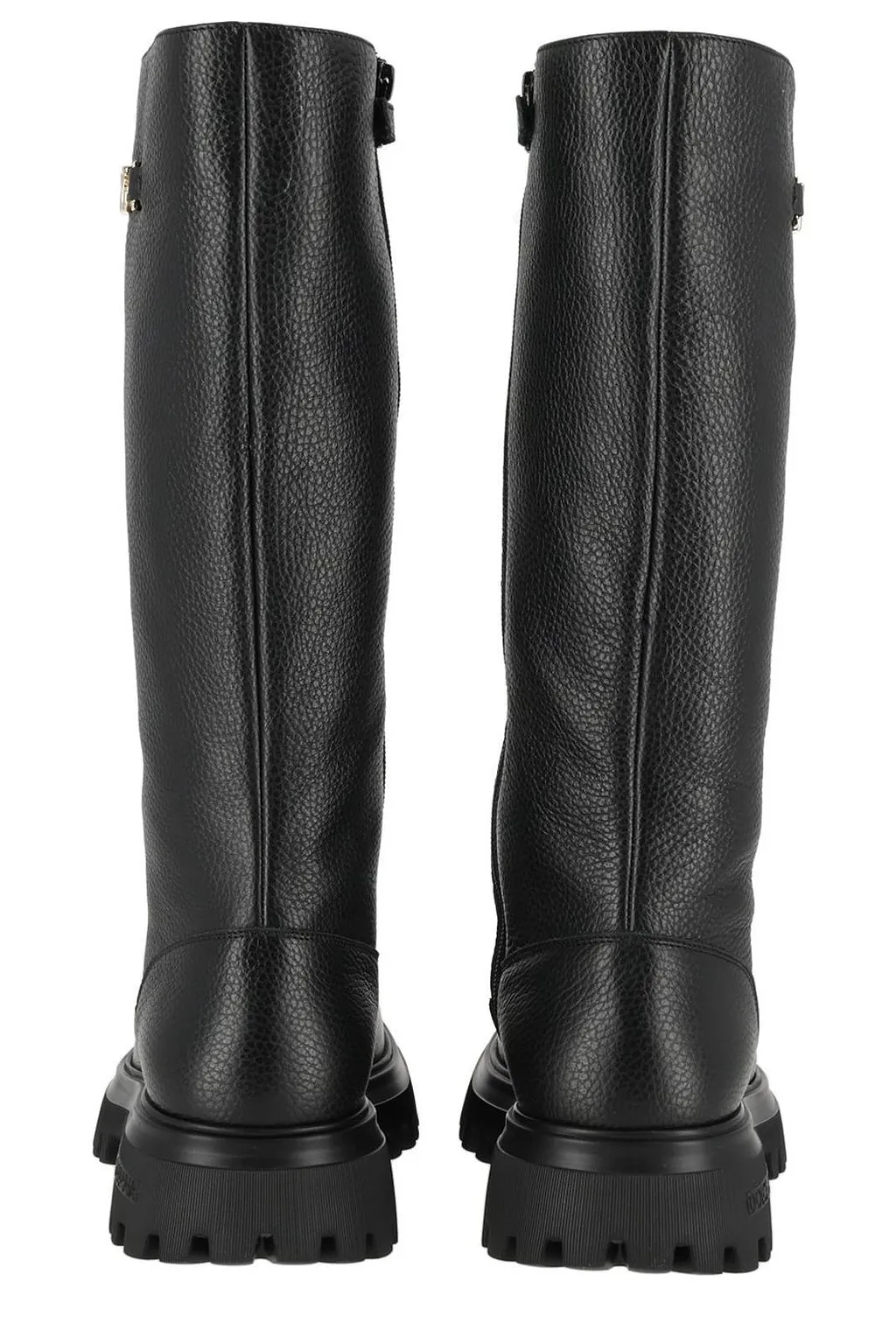 Dolce & Gabbana Kids Dg Plaque Chunky Boots