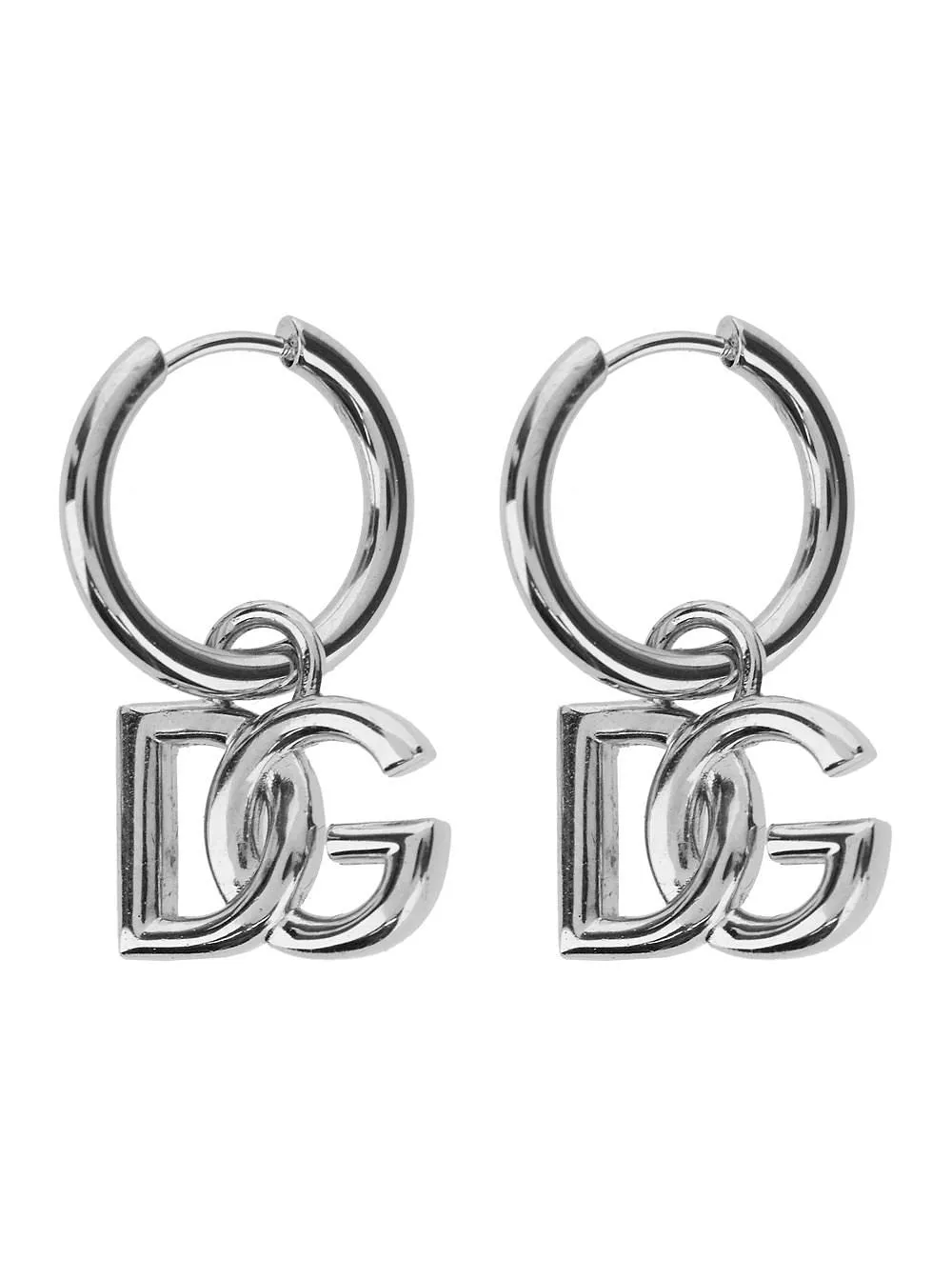 Dolce & Gabbana Logo Plaque Dropped Earrings
