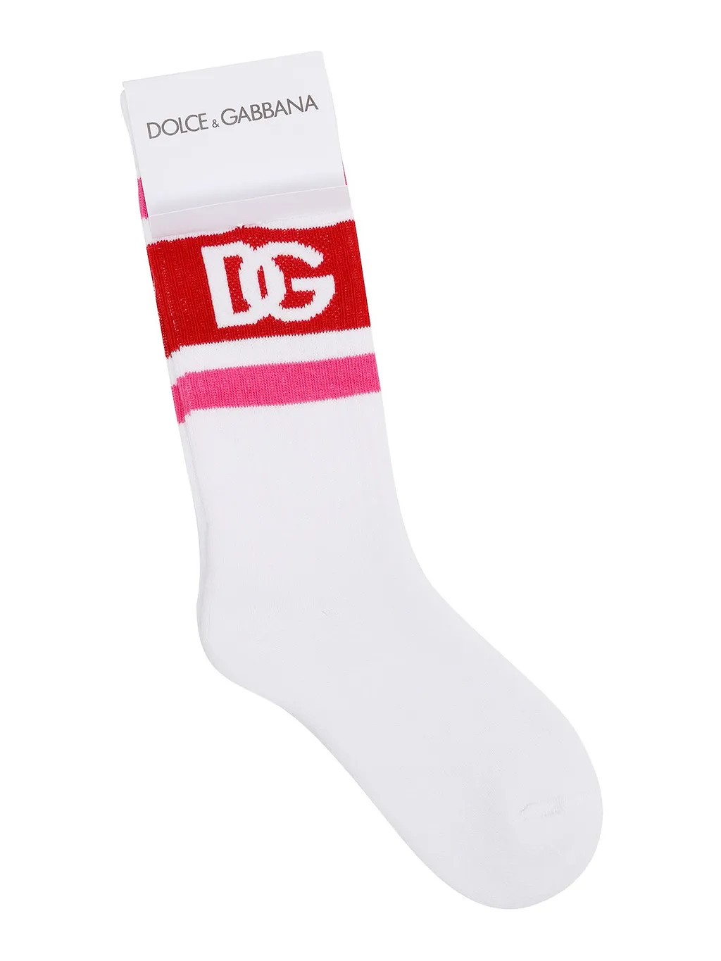 Dolce & Gabbana Kids Logo Intarsia-Knit Socks