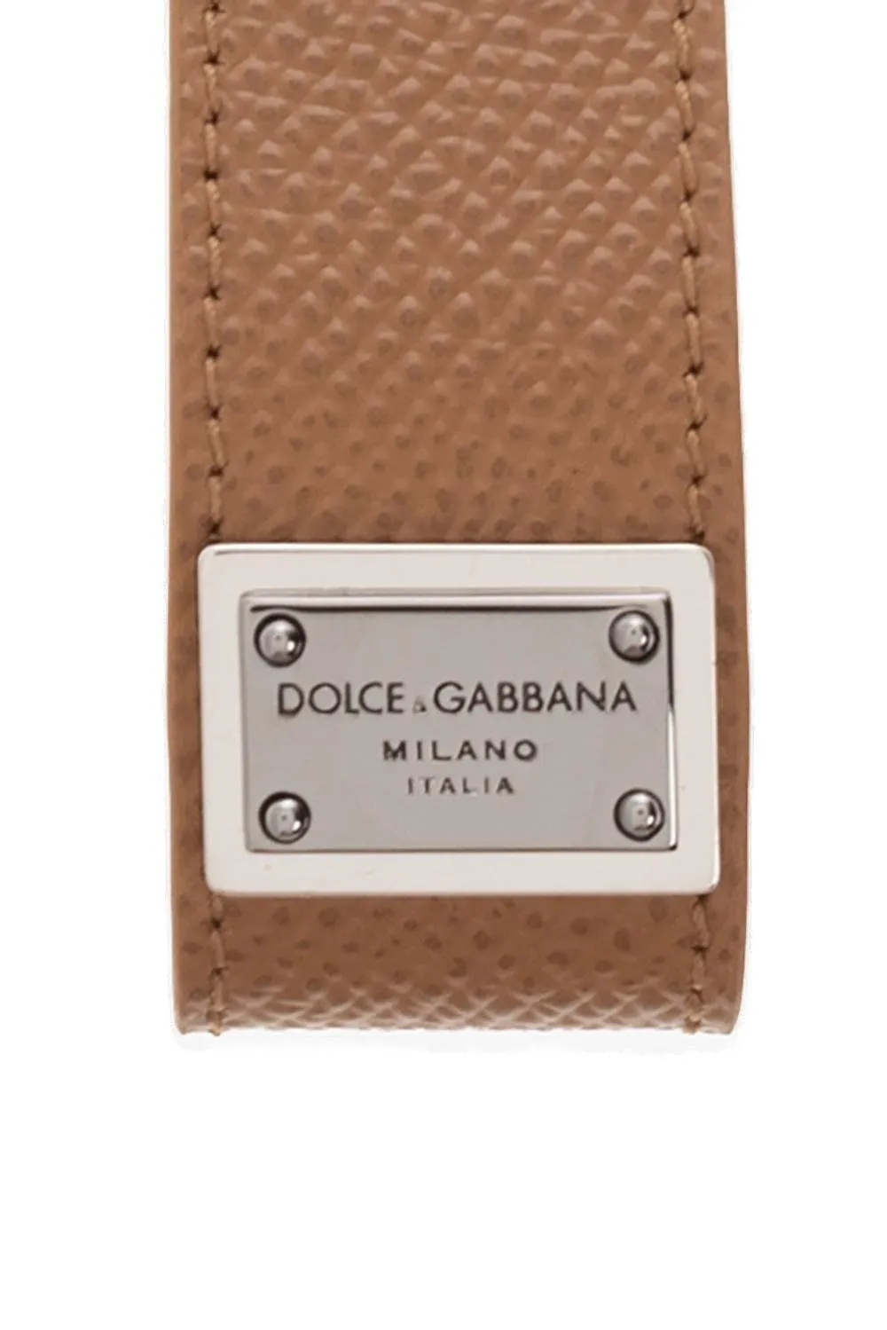 Dolce & Gabbana Logo Plaque Keyring