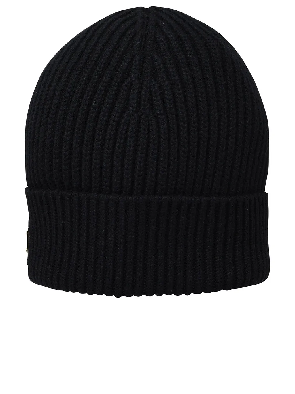 Logo-Plaque Knitted Beanie