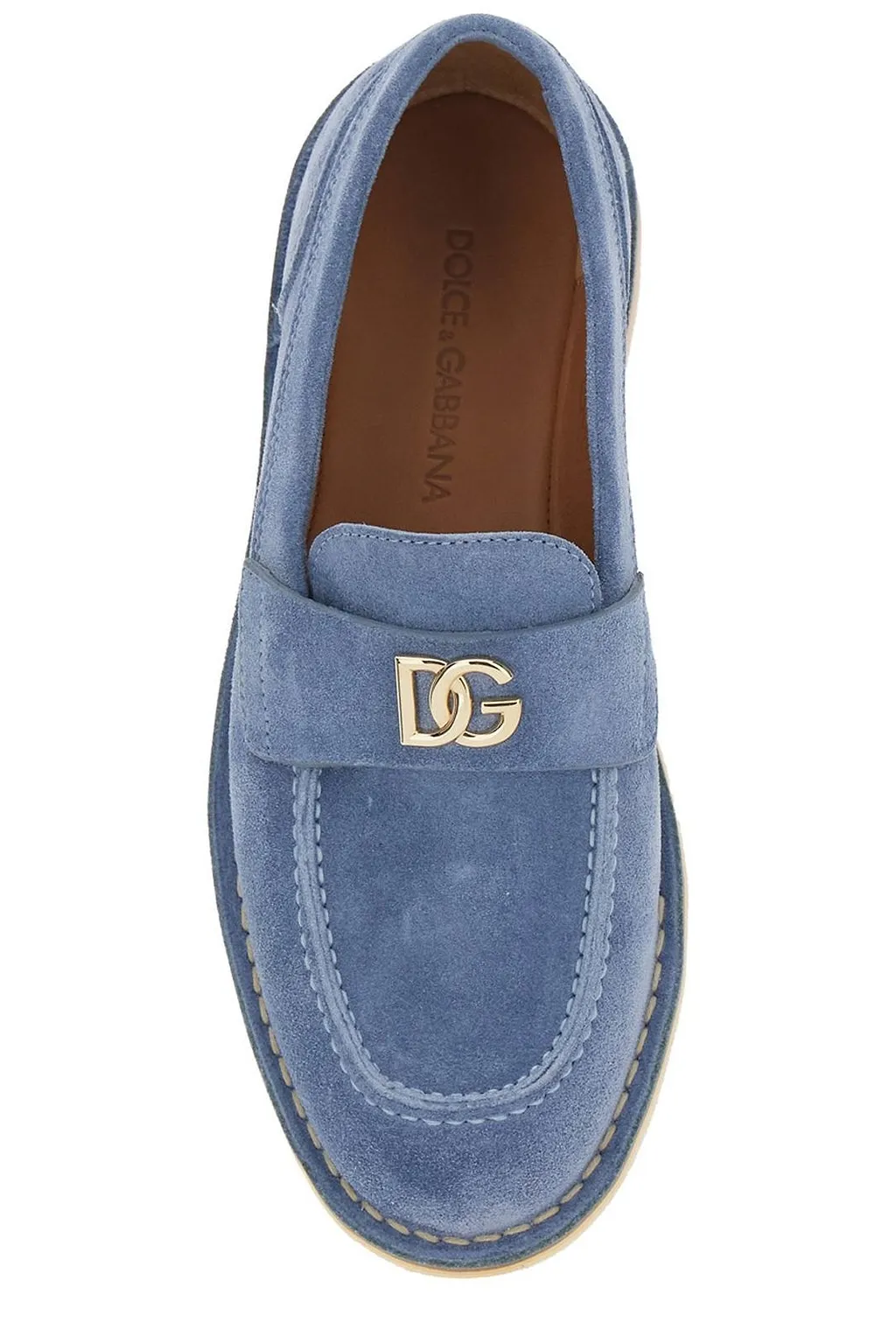 Dolce & Gabbana Logo Plaque Mocassins