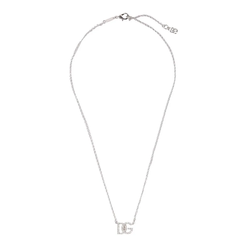 Dolce & Gabbana Logo-Plaque Chained Necklace