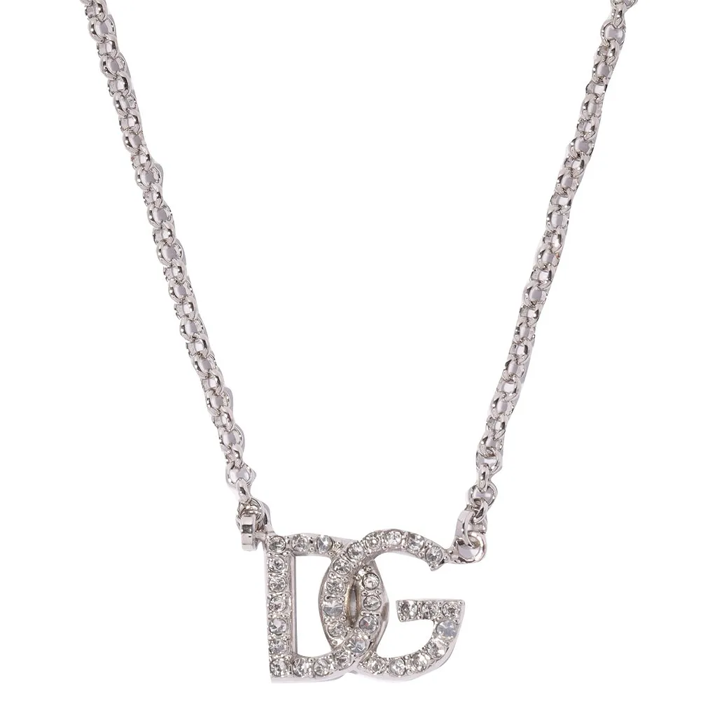Dolce & Gabbana Logo-Plaque Chained Necklace