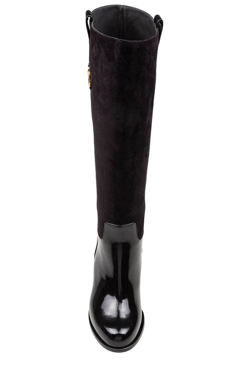 Dolce & Gabbana Logo Plaque Riding Boots