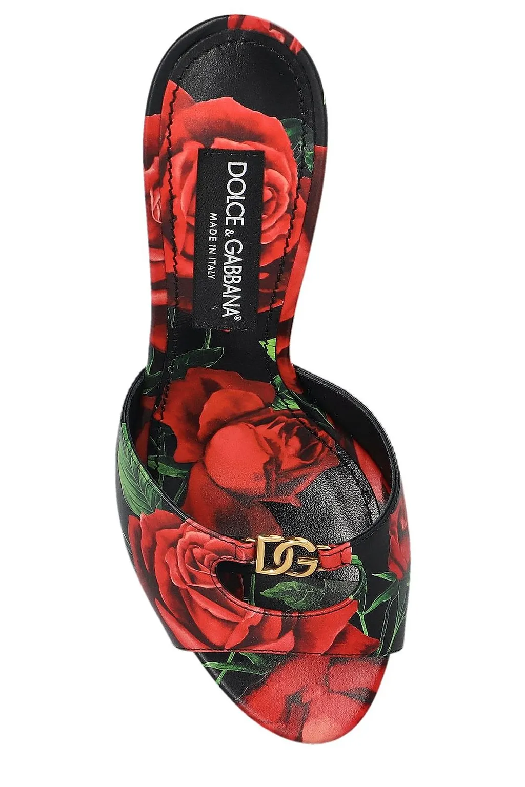 Dolce & Gabbana Floral Heeled Mules