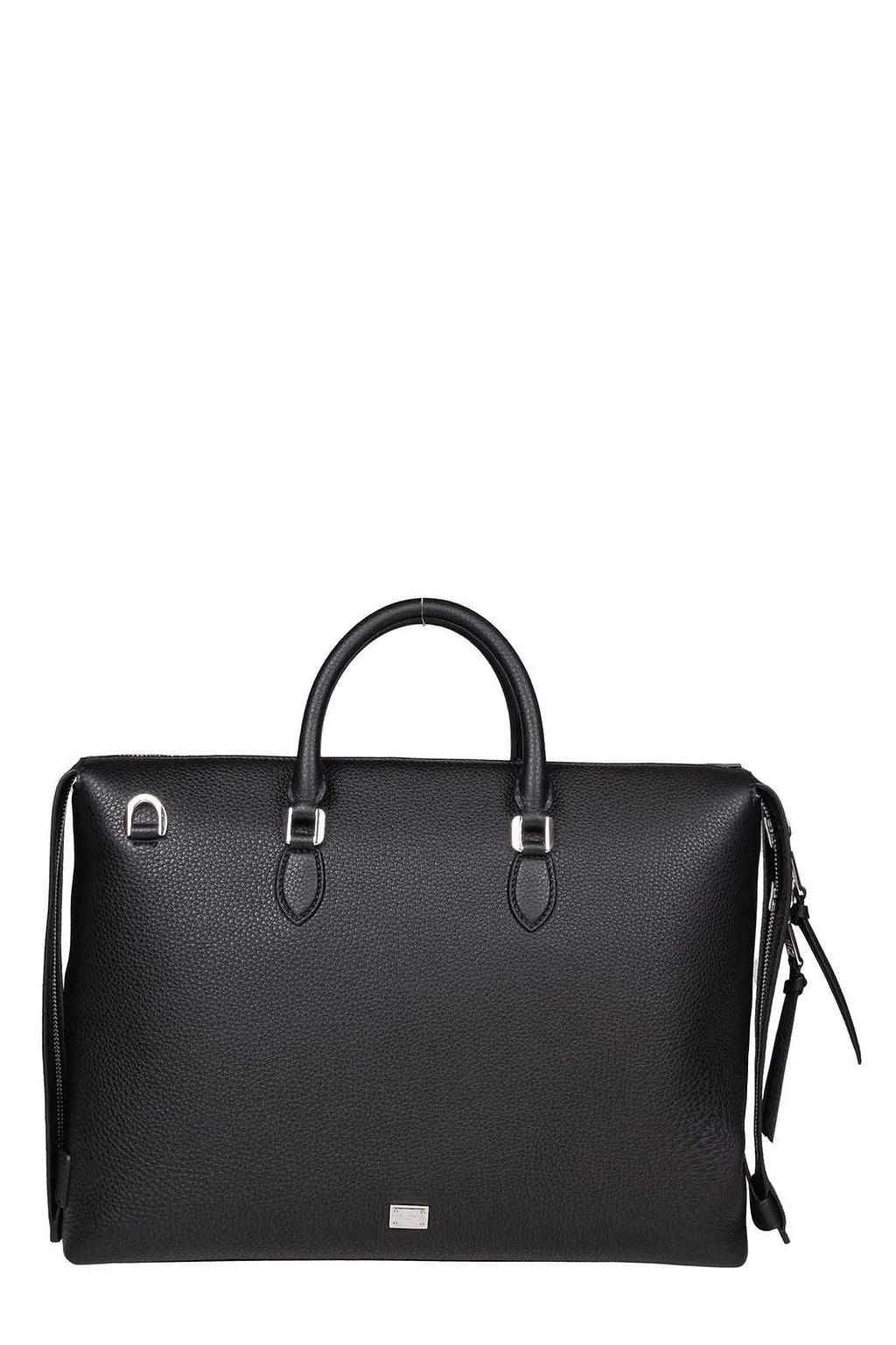 Dolce & Gabbana Logo Plaque Zipped Laptop Bag