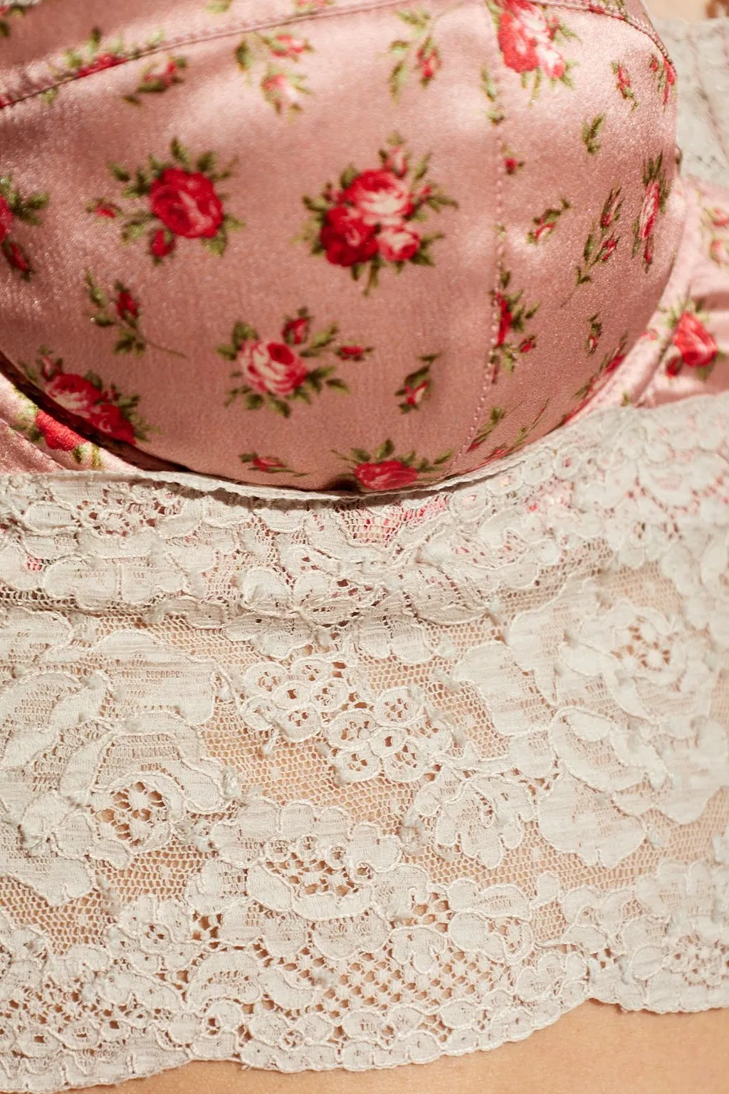 Dolce & Gabbana Floral Lace Longline Bra