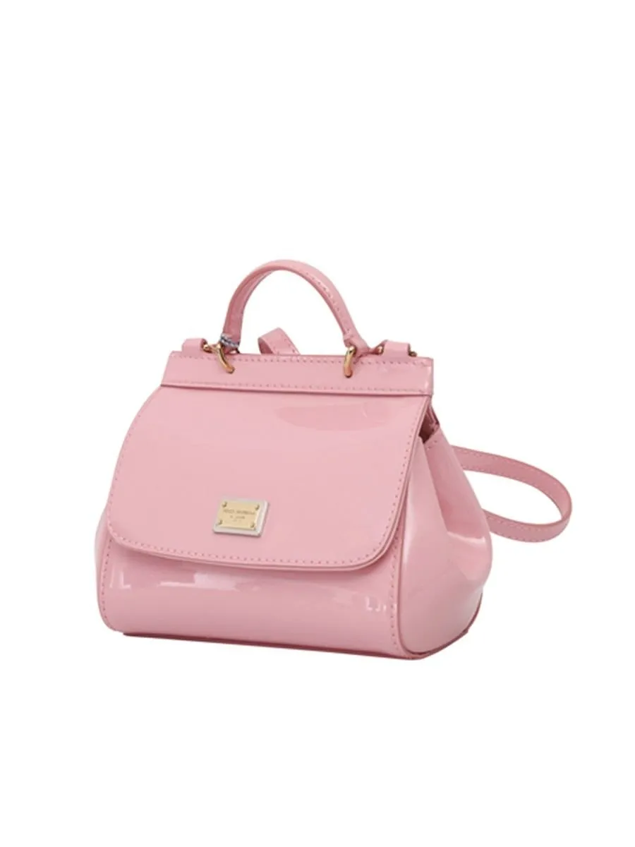 Dolce & Gabbana Kids Patent Mini Shoulder Bag