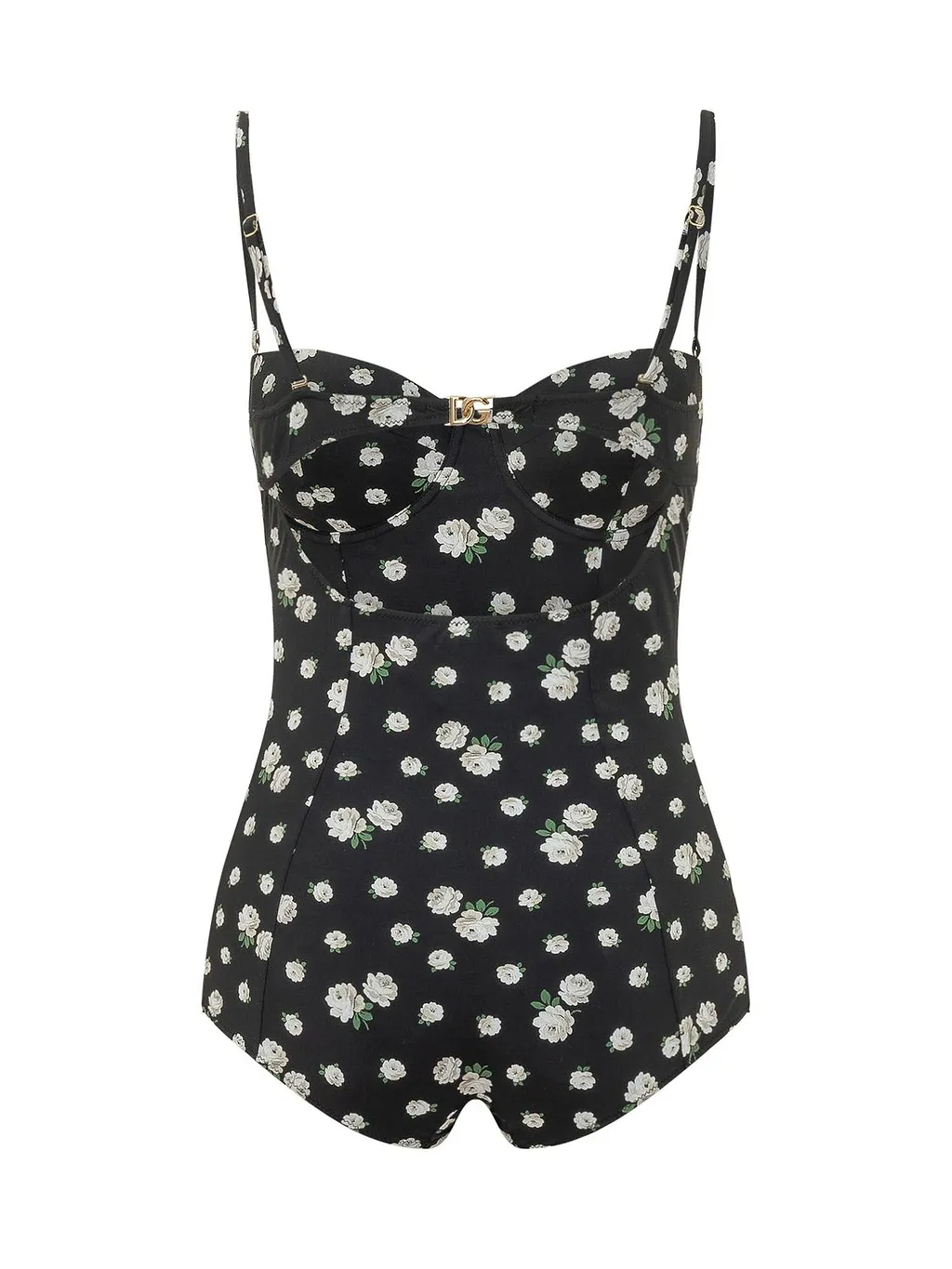 Dolce & Gabbana Floral Printed One-Piece Swimsuit