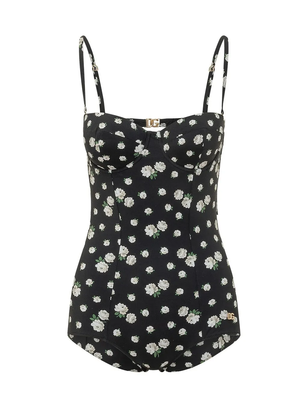 Dolce & Gabbana Floral Printed One-Piece Swimsuit