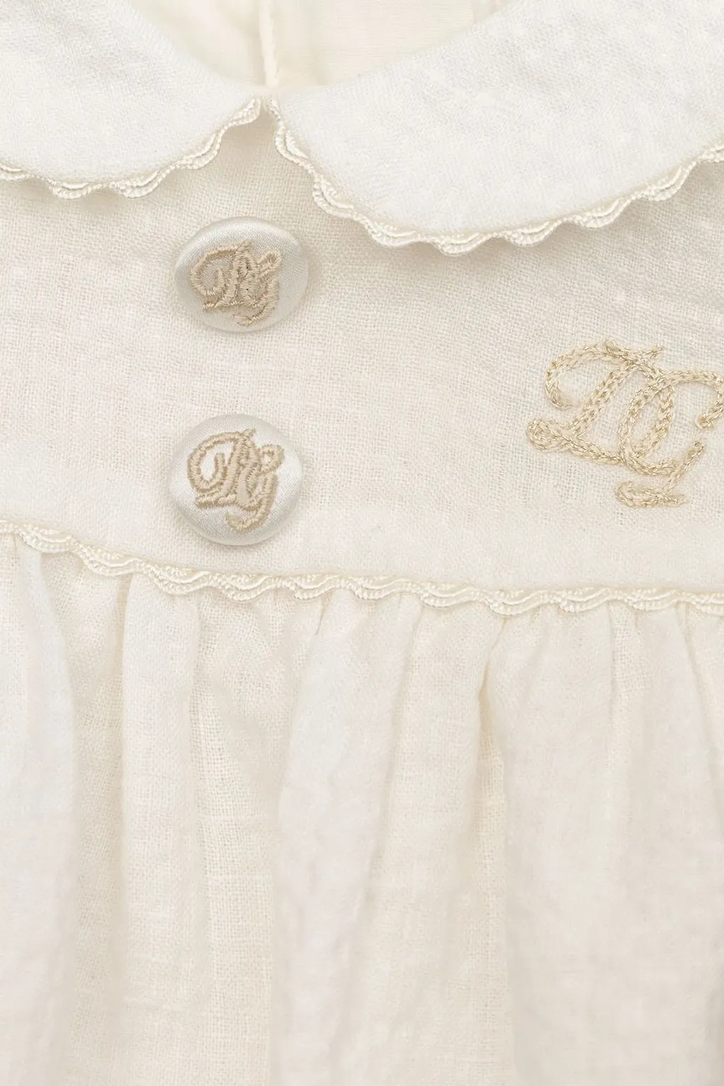 Dolce & Gabbana Kids Peter Pan Collar Dress