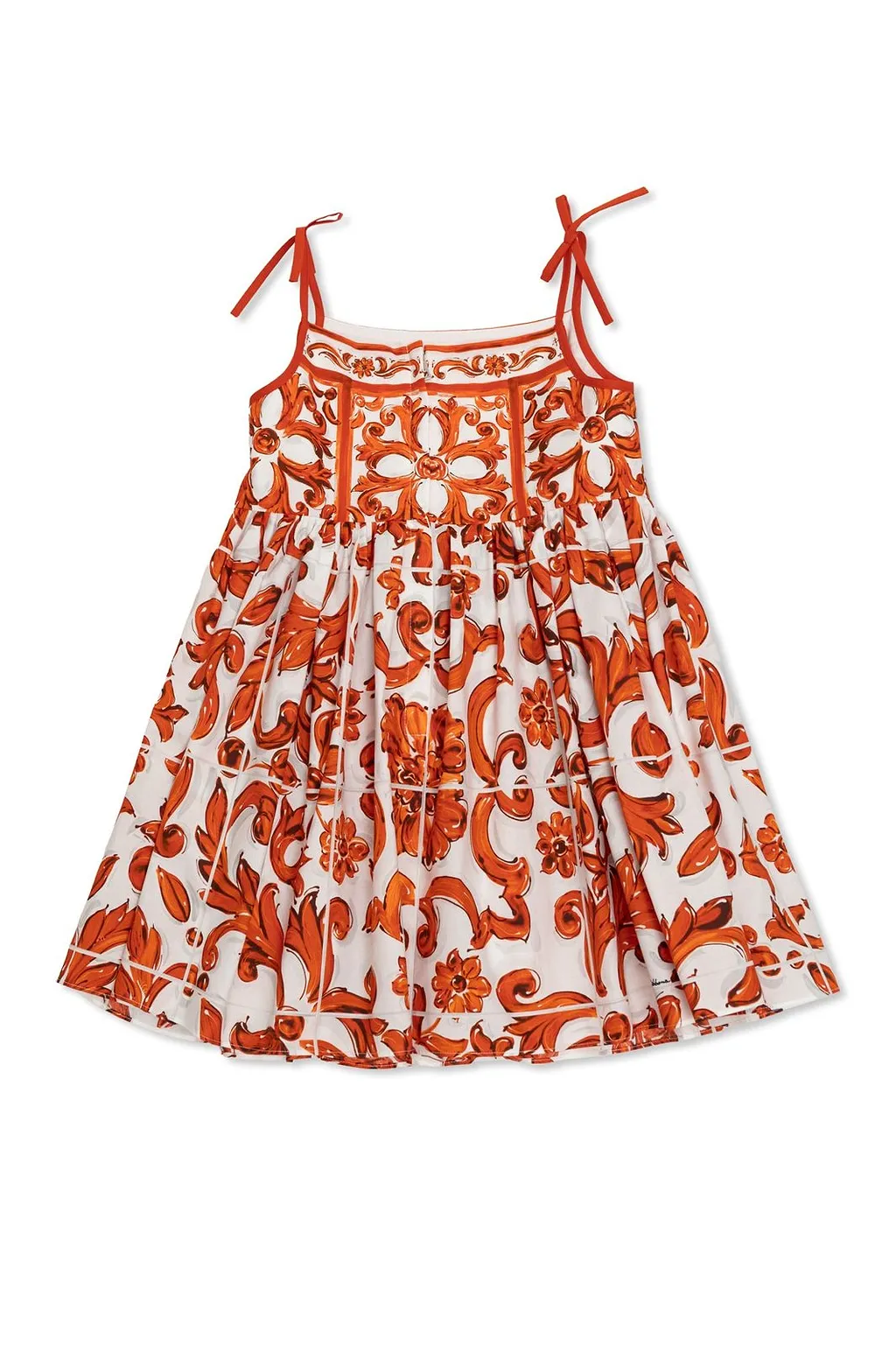 Dolce & Gabbana Kids Printed Sleeveless Dress
