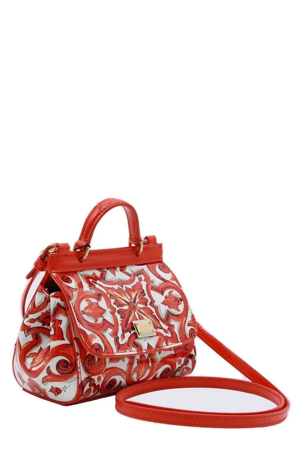 Dolce & Gabbana Kids Majolica Printed Shoulder Bag