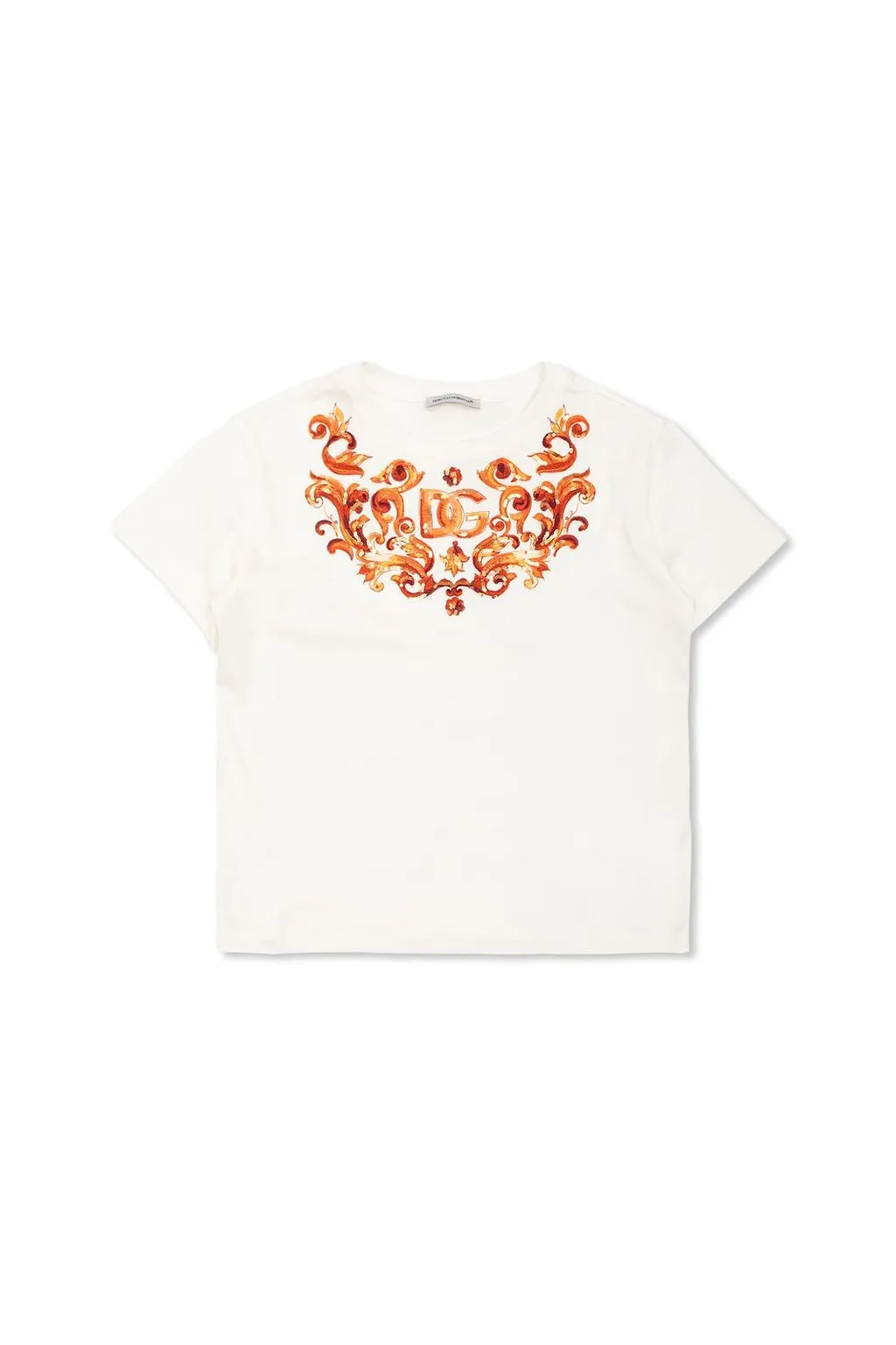 Dolce & Gabbana Kids Sequined Logo T-Shirt