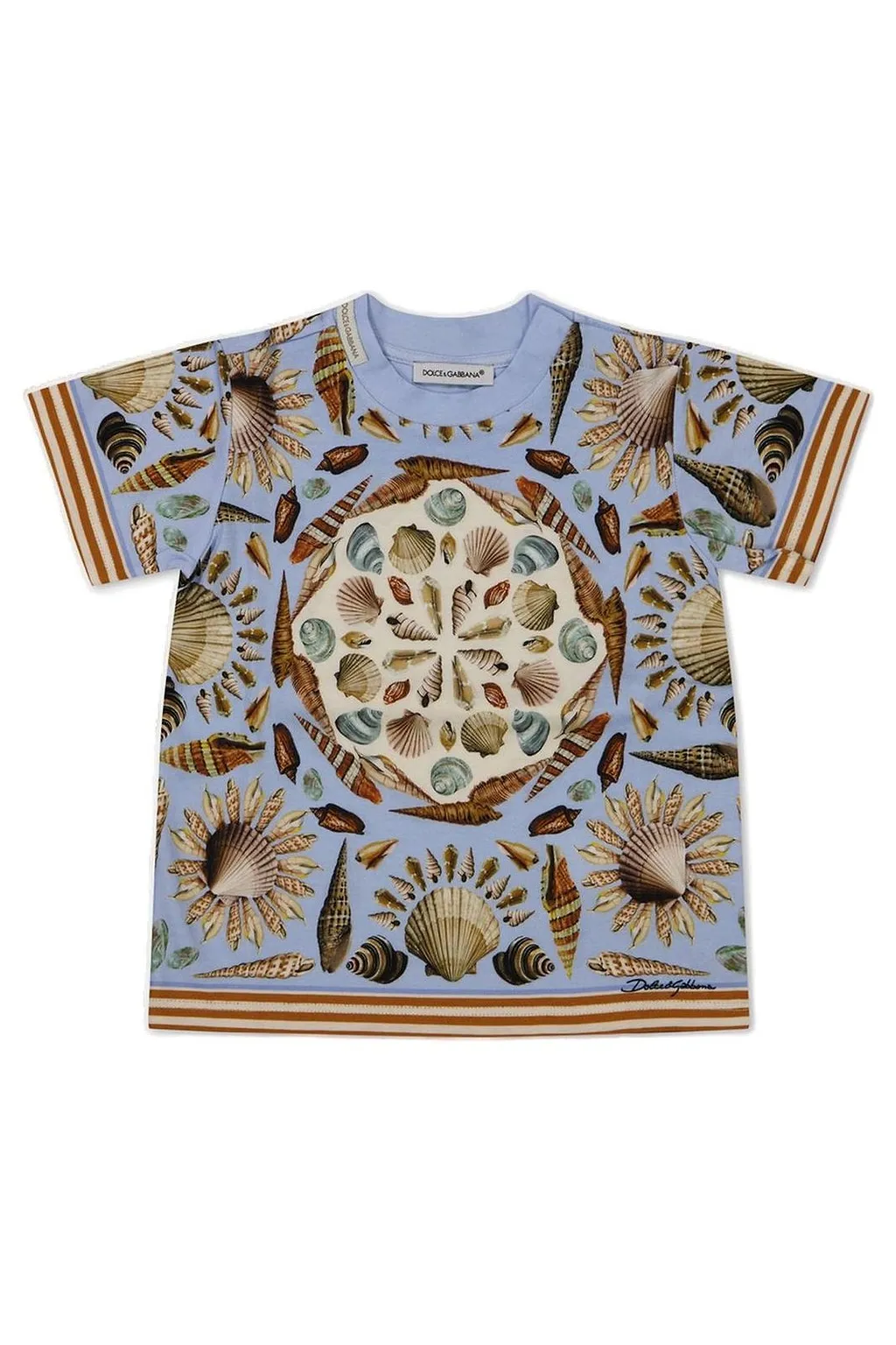 Dolce & Gabbana Kids Shell Printed T-Shirt