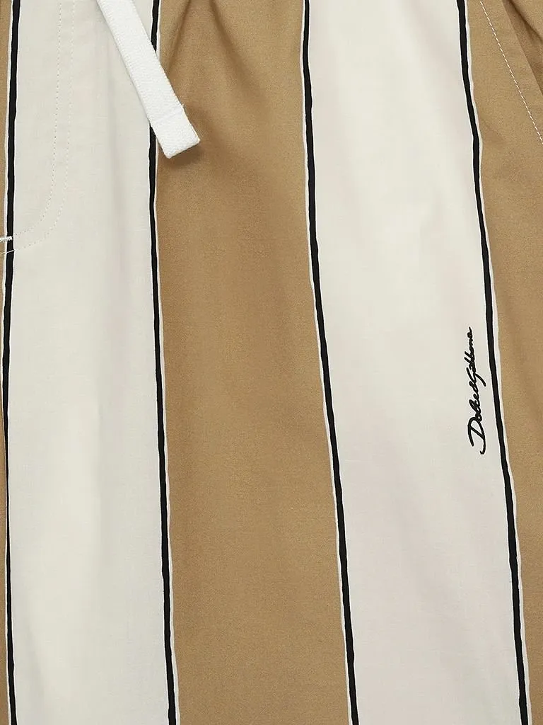 Dolce & Gabbana Kids Striped Bermuda Shorts