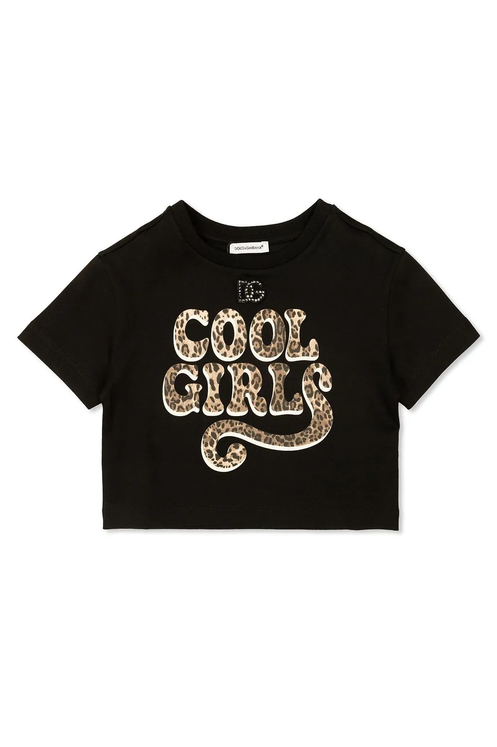 Dolce & Gabbana Kids Cropped T-Shirt
