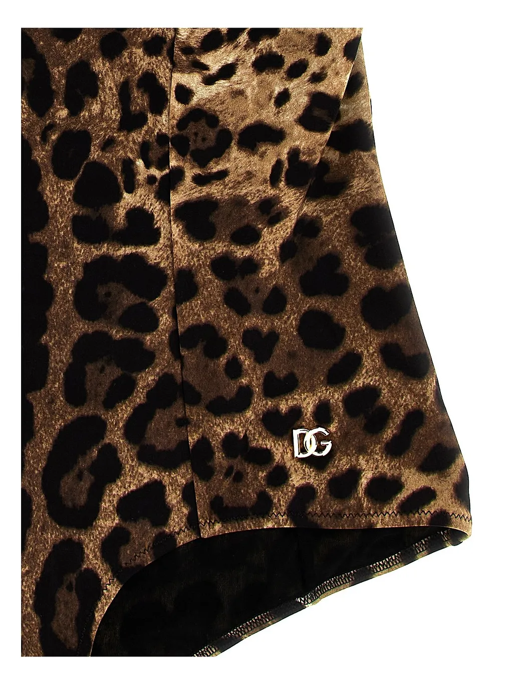 Dolce & Gabbana Leopard-Printed One Piece Swimsuit