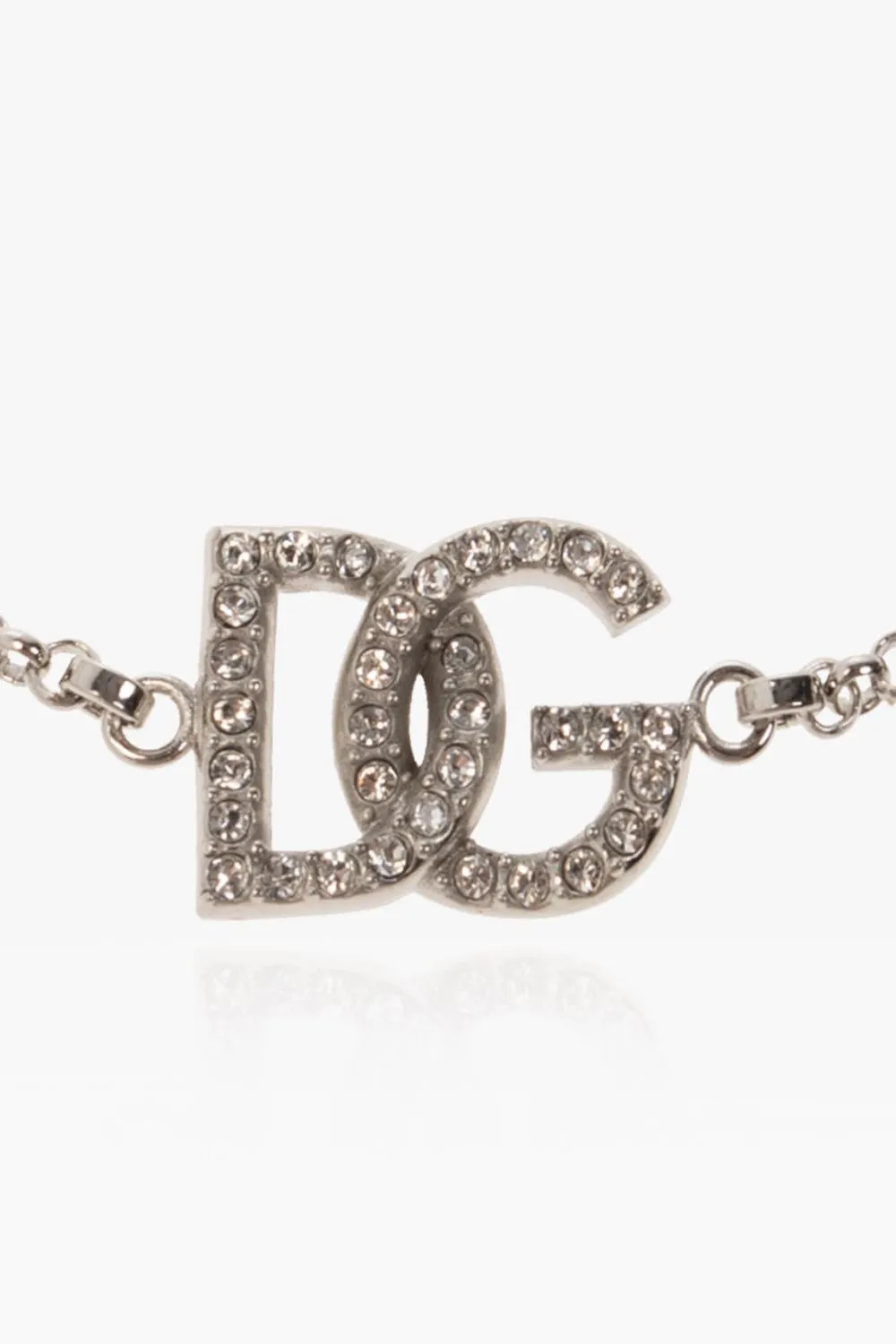 Dolce & Gabbana Logo Detailed Embellished Bracelet