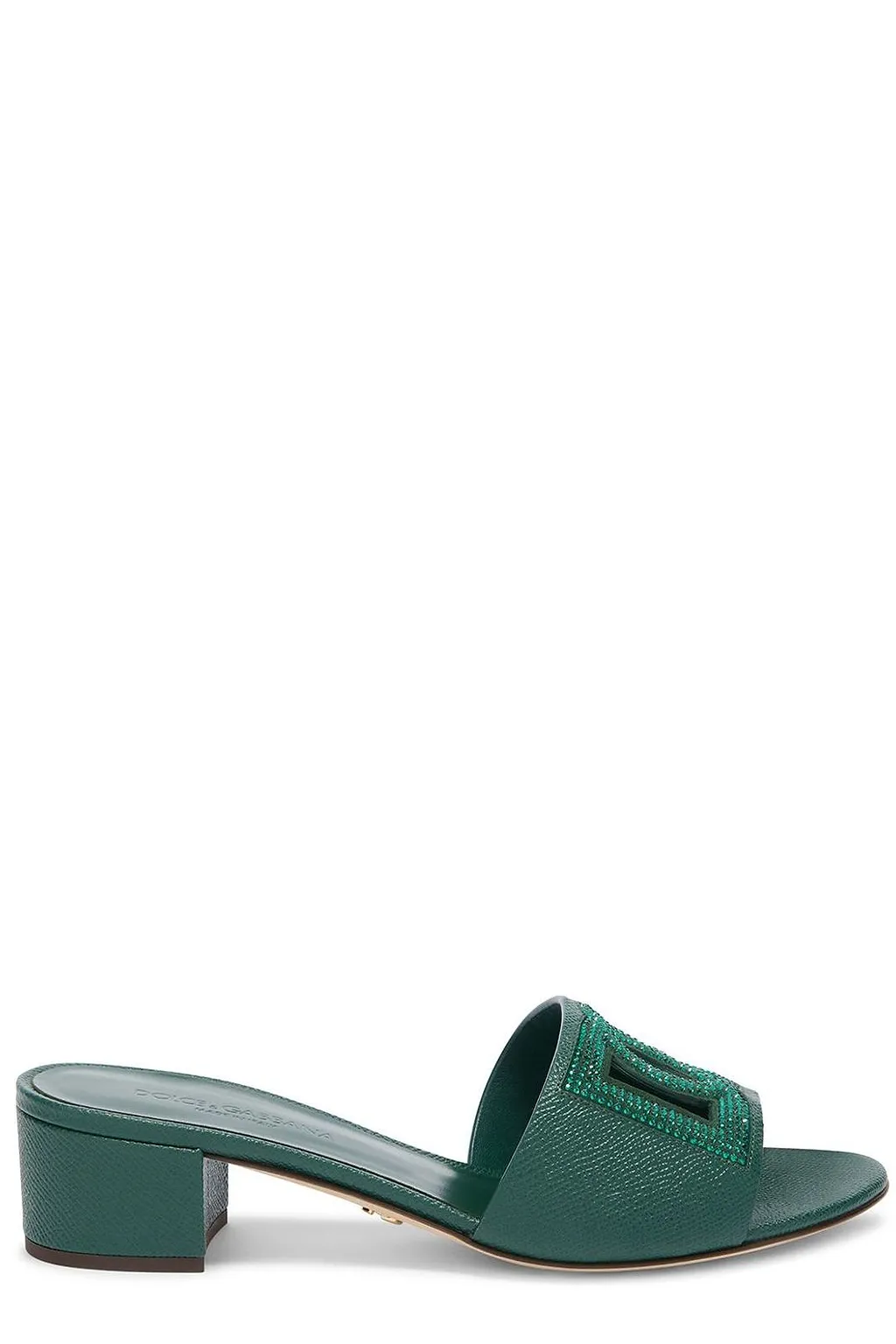 Dolce & Gabbana Logo Embellished Mules