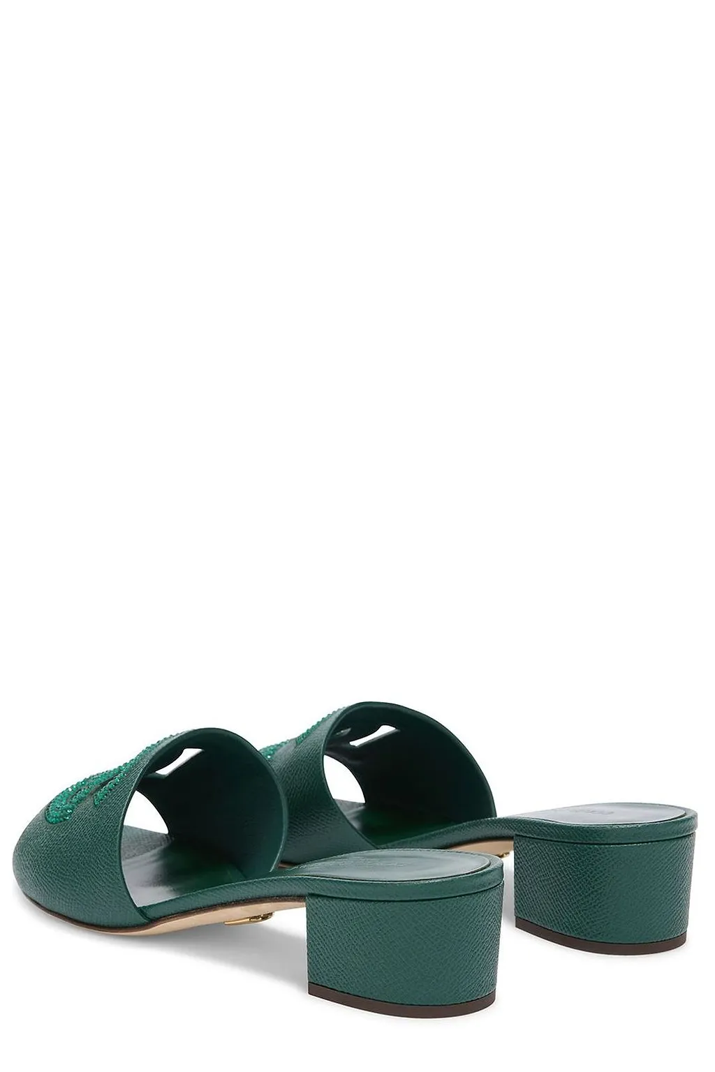 Dolce & Gabbana Logo Embellished Mules