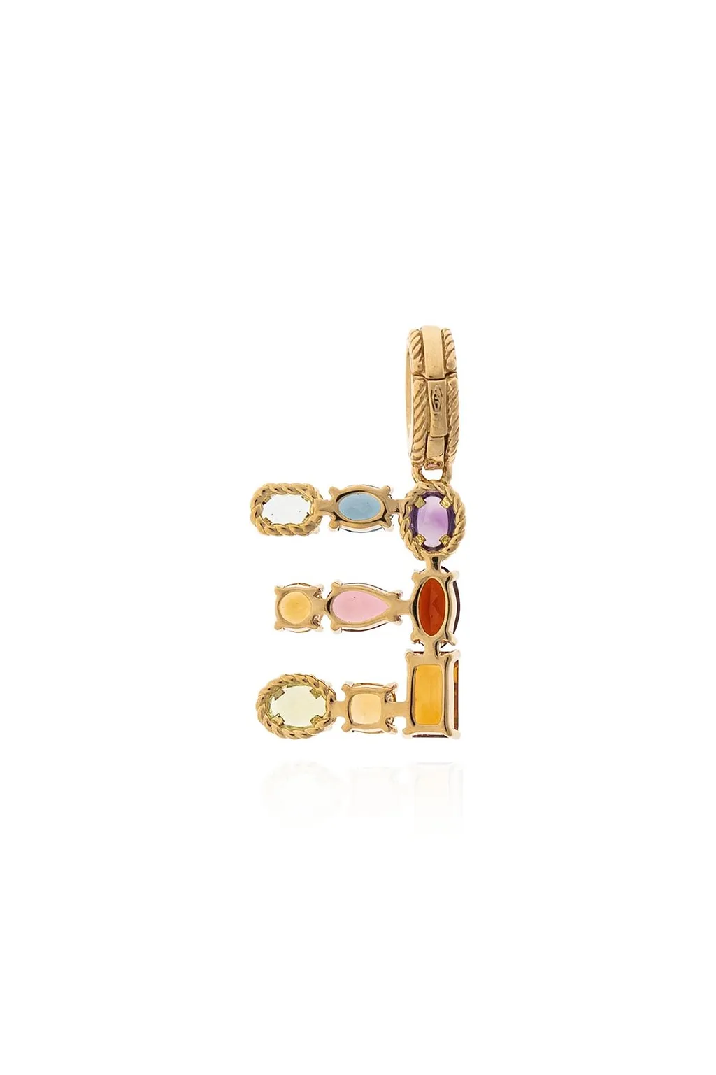 Rainbow Alphabet E 18 Kt Charm