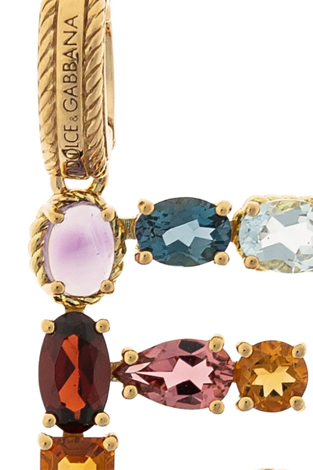 Rainbow Alphabet E 18 Kt Charm