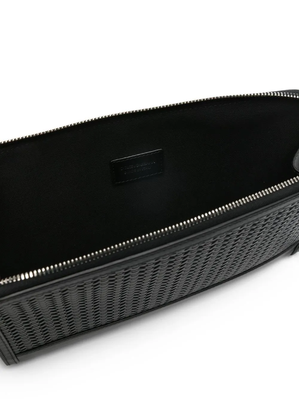 Dolce & Gabbana Woven Panel Wristlet Bag