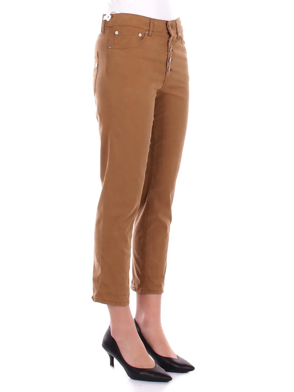 Dondup Cropped Button-Fly Pants