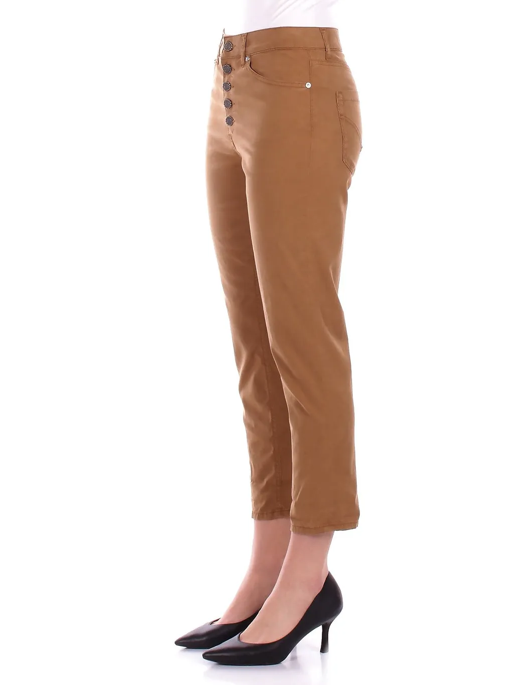Dondup Cropped Button-Fly Pants