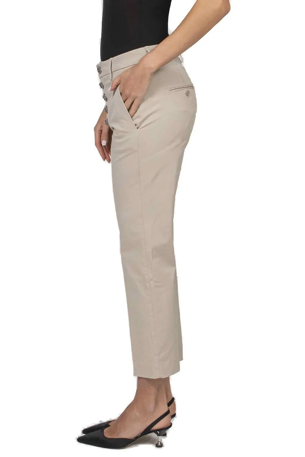 Dondup Cropped Tailored Trousers