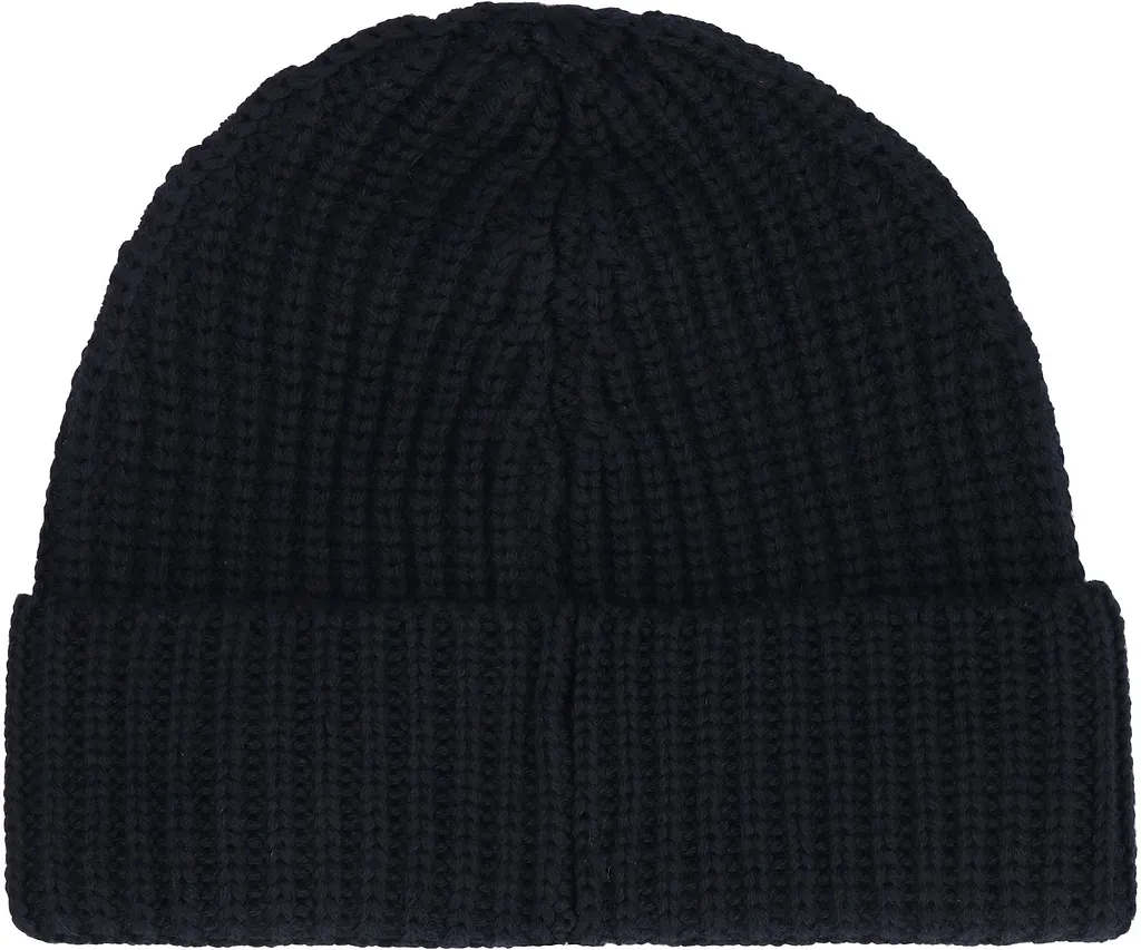 Dondup Ribbed Knit Cuffed Beanie