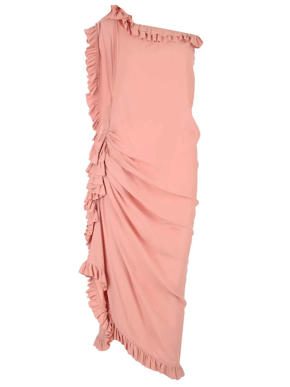 Dries Van Noten Dinas Ruffled Trim Sleeveless Dress