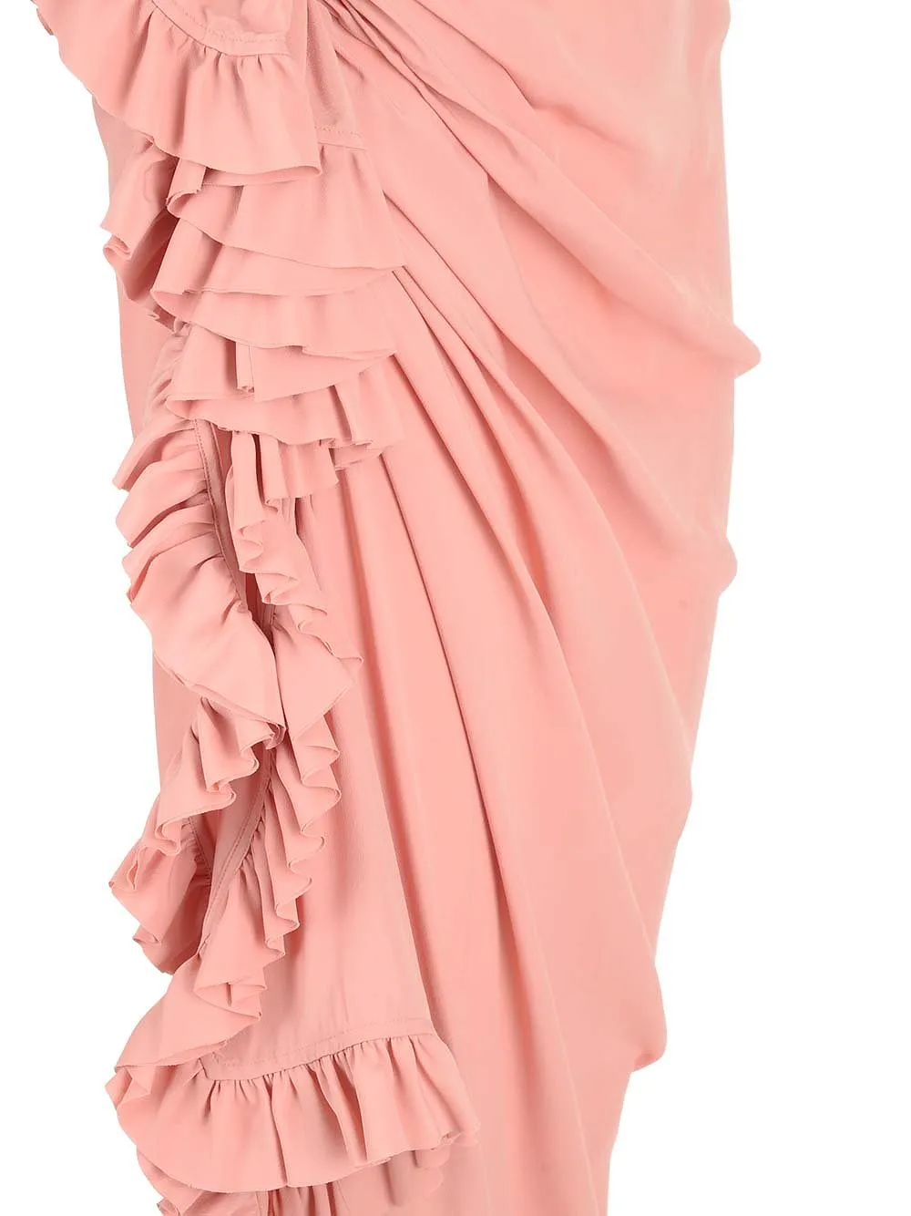 Dries Van Noten Dinas Ruffled Trim Sleeveless Dress
