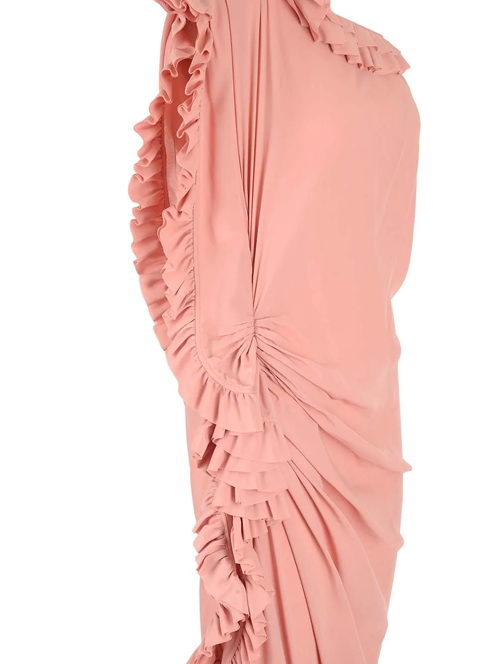 Dries Van Noten Dinas Ruffled Trim Sleeveless Dress